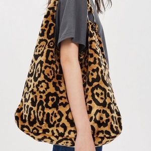Topshop Leopard Tote Bag